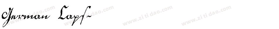 German Caps字体转换